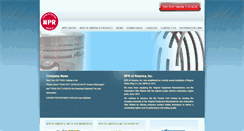 Desktop Screenshot of npramerica.com